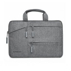 Water Resistant laptop-cover with pockets 16 inches Gray