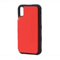 iPhone Xr Case Fold-out card holder Red