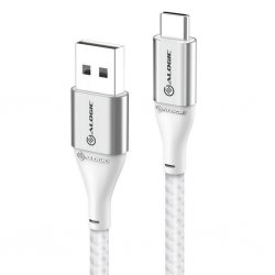USB-C to USB-A Cable 3A/480Mbps 1.5m Silver
