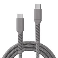 USB-C to USB-C Cable Longlife 100W 2m Grey