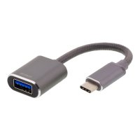 USB-C 3.1 Gen 1 to USB-A OTG Adapter Space Grey