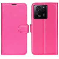 Xiaomi 13T/13T Pro Cover Litchi Magenta