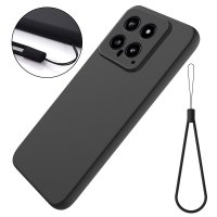 Xiaomi 14 Case with Strap Silicone Black