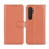 Xiaomi Mi Note 10 Lite Cover with Stand Brown