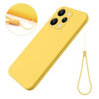Xiaomi Redmi 12 Case with Strap Silicone Yellow
