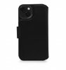 iPhone 14 Plus Cover Leather Detachable Wallet Black