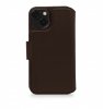 iPhone 14 Plus Cover Leather Detachable Wallet Brown