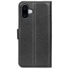 iPhone 16 Cover Litchi Black