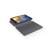 iPad 10.2 Cover with keyboard Pro Keys with Trackpad Nordic Black Gray