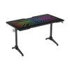 DT420 RGB Gaming Desk Tempered Glass Cable Management
