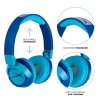 Headphones for Kids Wireless 2in1 On-Ear Blue