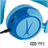Headphones for Kids Wireless 2in1 On-Ear Blue