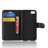 iPhone 7/8/SE Cover Litchi Black