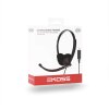 Headset CS200-USB On-Ear Mic Black
