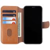 iPhone 12/iPhone 12 Pro Cover Foldable Card Slot Brown