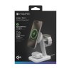Snap+ 3-in-1 Wireless Charge Stand Qi2 MagSafe White
