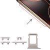 Buttons and SIM card holders for iPhone 16 Pro and 16 Pro Max - Natural Titanium