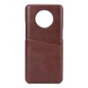 OnePlus 7T Case with a Card Slot Brown