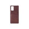 Samsung Galaxy Note 20 Case with a Card Slot Brown