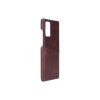 Samsung Galaxy Note 20 Case with a Card Slot Brown