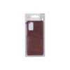 Samsung Galaxy Note 20 Case with a Card Slot Brown