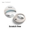 Case with Key Ring for AirTag Light Grey