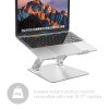 Laptop Stand Dual Pivot Riser Adjustable Aluminium