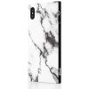iPhone Xs Max Case Square Case Marble White