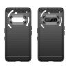 Nothing Phone (3a) Case Brushed Carbon fiber texture Black