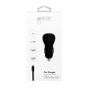 Car Charger 1xUSB 1A Lightning Cable 1m MFI Black