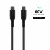 Cable Liquid Silicone USB-C/USB-C 2m Black