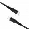 Cable Liquid Silicone USB-C/USB-C 2m Black