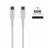 Cable Liquid Silicone USB-C/USB-C 0.5m White