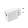 Charger 2xUSB-A 17W White