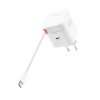GaN65 Charger with extendable USB-C Cable 65W