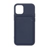 iPhone 12 Mini Case Card Holder Blue