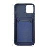 iPhone 12 Mini Case Card Holder Blue