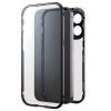 iPhone 15 Pro Case 360 Glass Transparent Black
