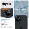 iPhone 14/15/14 Plus/15 Plus Camera Protector GLAS.tR EZ Fit Optik Pro Crystal Clear 2-pack