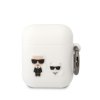 AirPods 1/2 Case 3D Logo White