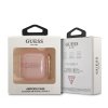 AirPods 1/2 Case Printed Stripe & Gold Hook Pink