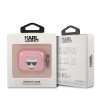 AirPods 3 Case Embossed Choupette Glitter Pink