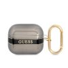 AirPods 3 Case Printed Stripe & Gold Hook Black