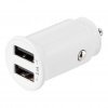 Car Charger 12W Dubbla USB-A White