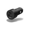 Car charger Chargebird CC2 USB-C + USB-A 32W Black