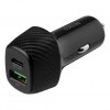 Car Charger USB-A USB-C Fast Charging 36W Black