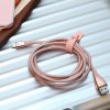 Cable ZinCable USB-A/Lightning 1.5m Rose gold