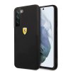 Samsung Galaxy S22 Case Metal Logo Black