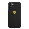 Samsung Galaxy S22 Case Metal Logo Black