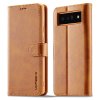 Google Pixel 6 Pro Cover with Card Slot Light brown